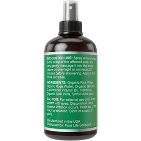 Hair Thickness Maximizer rice water spray made-in-usa supports safe hair care.