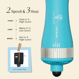 Hair Trends 4 in 1 styler works as dryer curler straightener and brush