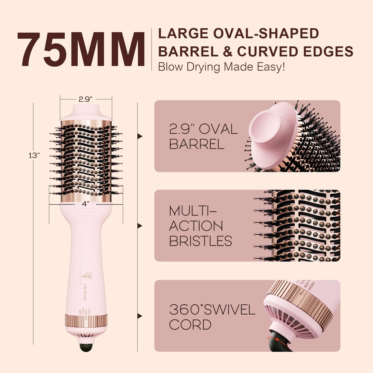 Hair trends ideal for long and thick hair to boost root lift.