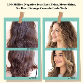 Hair Trends nano titanium barrel delivers quick heat for smooth results
