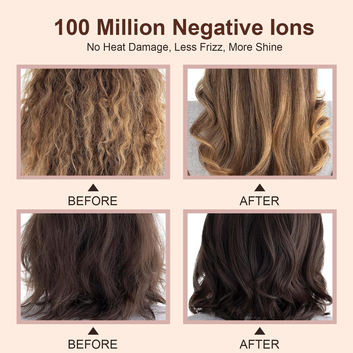 Hair trends smooths strands while enhancing shine and manageability.
