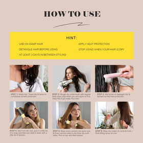 Hair Trends safety-conscious ALCI/ETL plug ensures compliant power usage.
