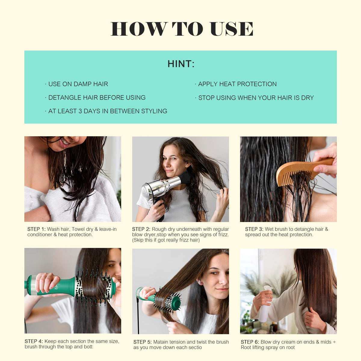 Hair Trends safety plug with ETL certification for travel safety