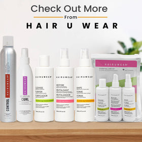 Hair U Wear eco-friendly Cruelty-free formula label highlighted