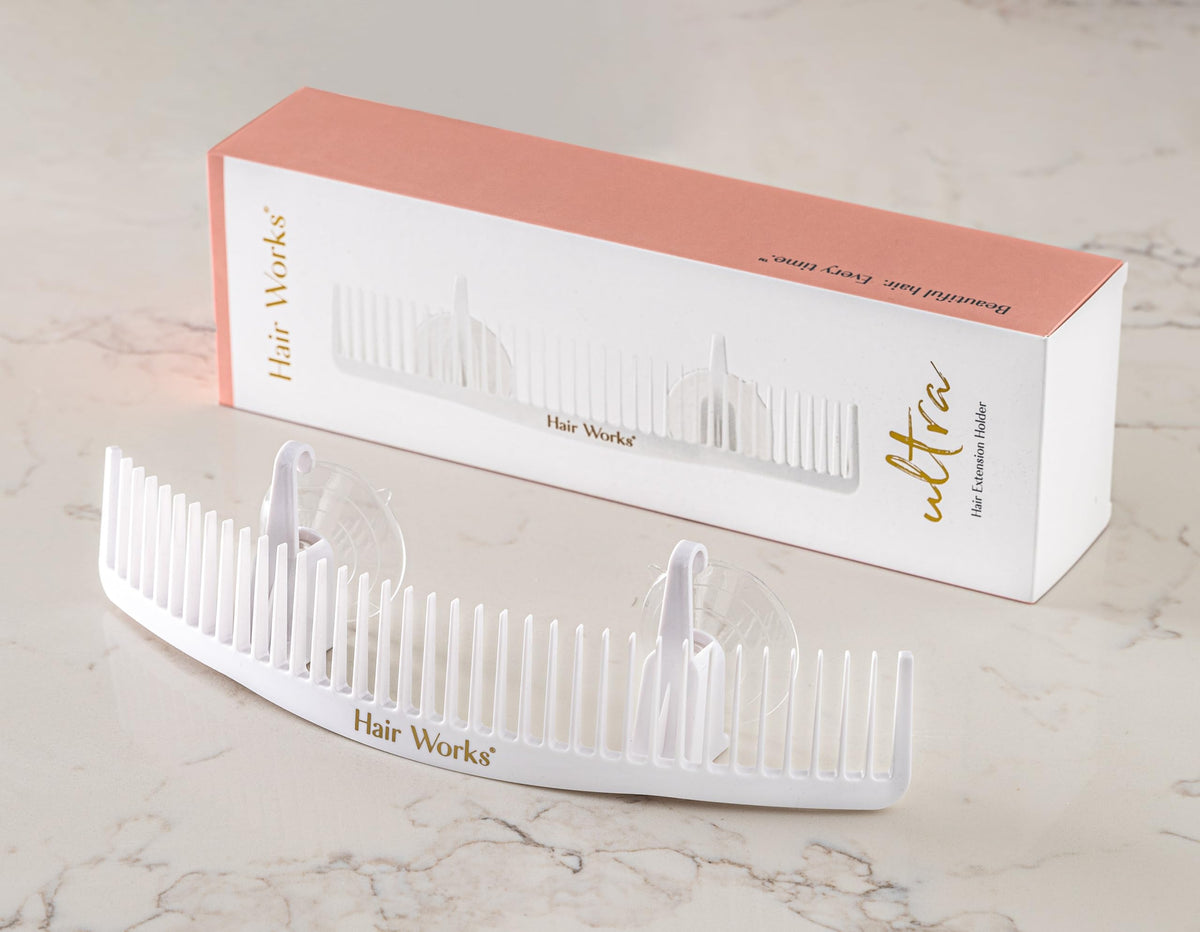 Hair Works ULTRA provides stable grip for hand-tied wefts.