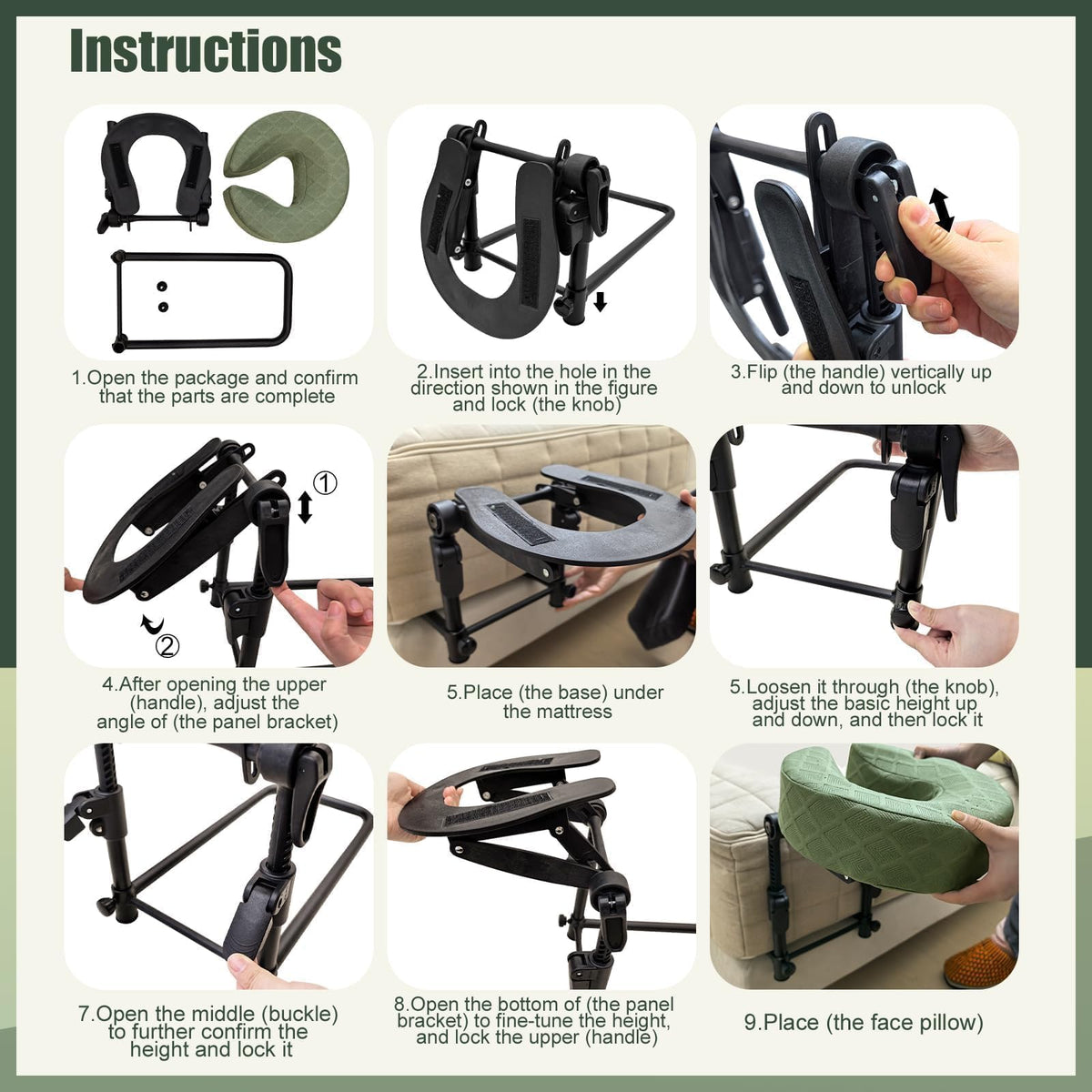 HairChrysm easy assembly guide image shows quick setup steps.