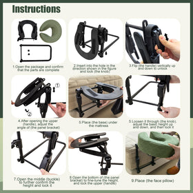 HairChrysm easy assembly guide image shows quick setup steps.