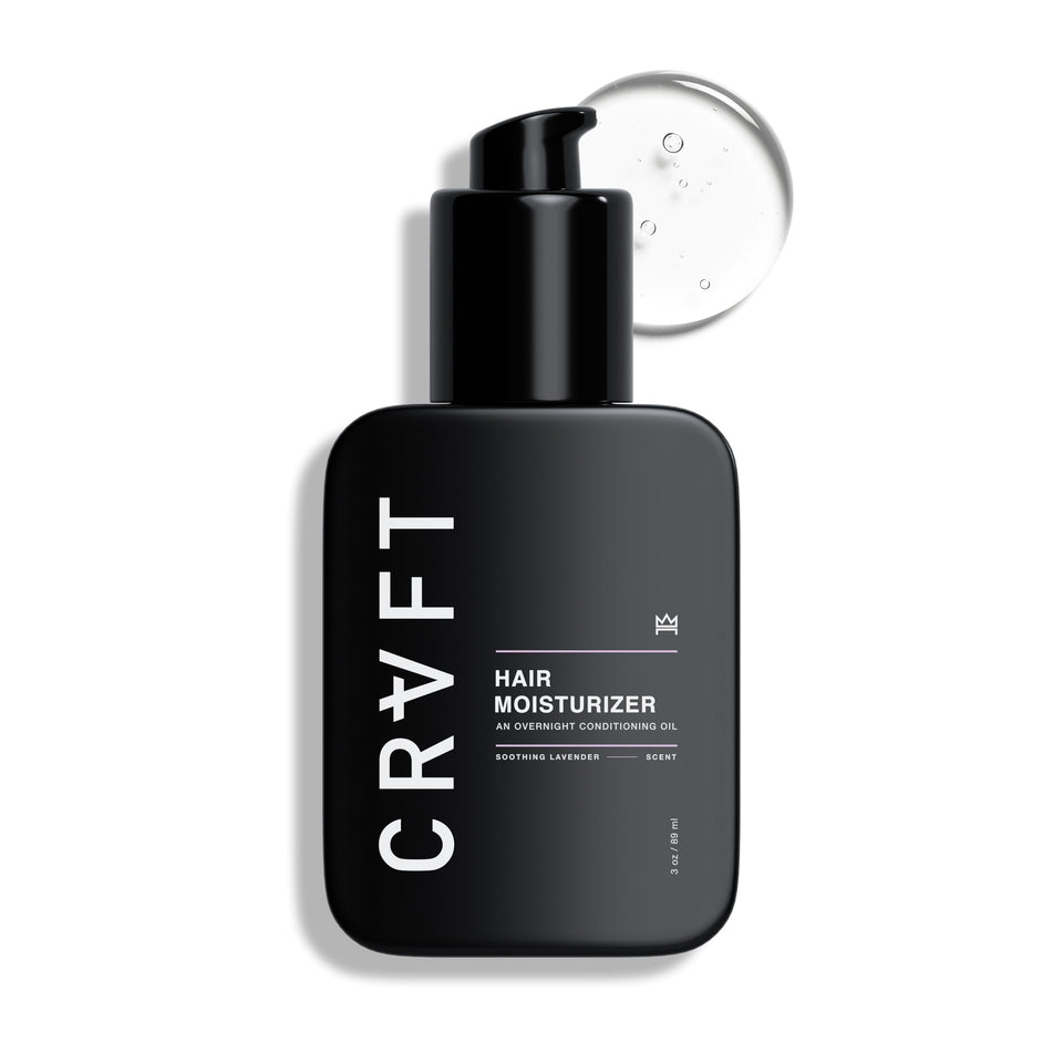 Hair Craft Co. CRVFT daily leave-in conditioner bottle front for frizz-free styling.