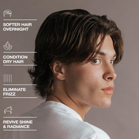 Hair Craft Co. CRVFT hair texture close-up showing enhanced softness.