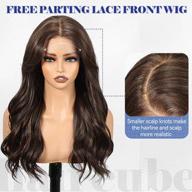 HAIRCUBE glueless design for quick and easy wear and removal.