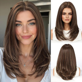 HAIRCUBE HD lace front wig showing natural scalp illusion for seamless parting