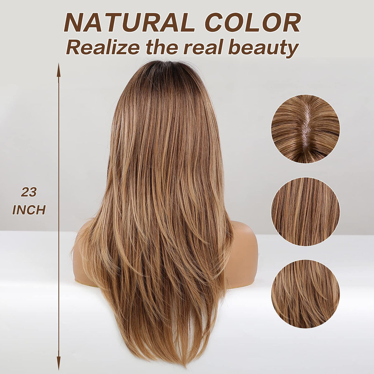 HAIRCUBE long layered wig curl style demonstrates heat-friendly versatility up to 150 C
