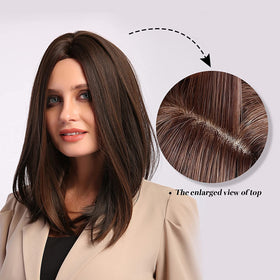 HAIRCUBE 16-inch length with soft, heat-resistant fibers for daily wear
