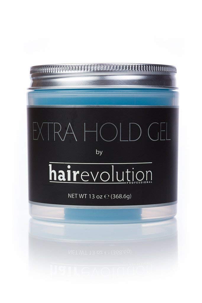 Hair Evolution Extra Hold Gel provides lightweight hold with no flakes for all-day styling