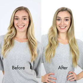 Hairfinity formula provides heat protection up to 450F
