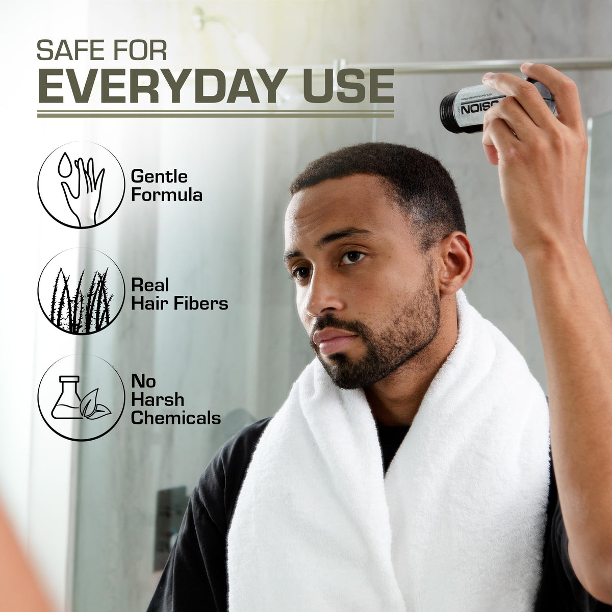 HAIRFUSION versatile styling aid for volume and texture across looks.