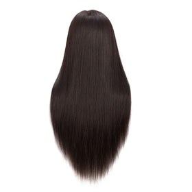 HAIRGINKGO cutting and heat styling practice on a training head