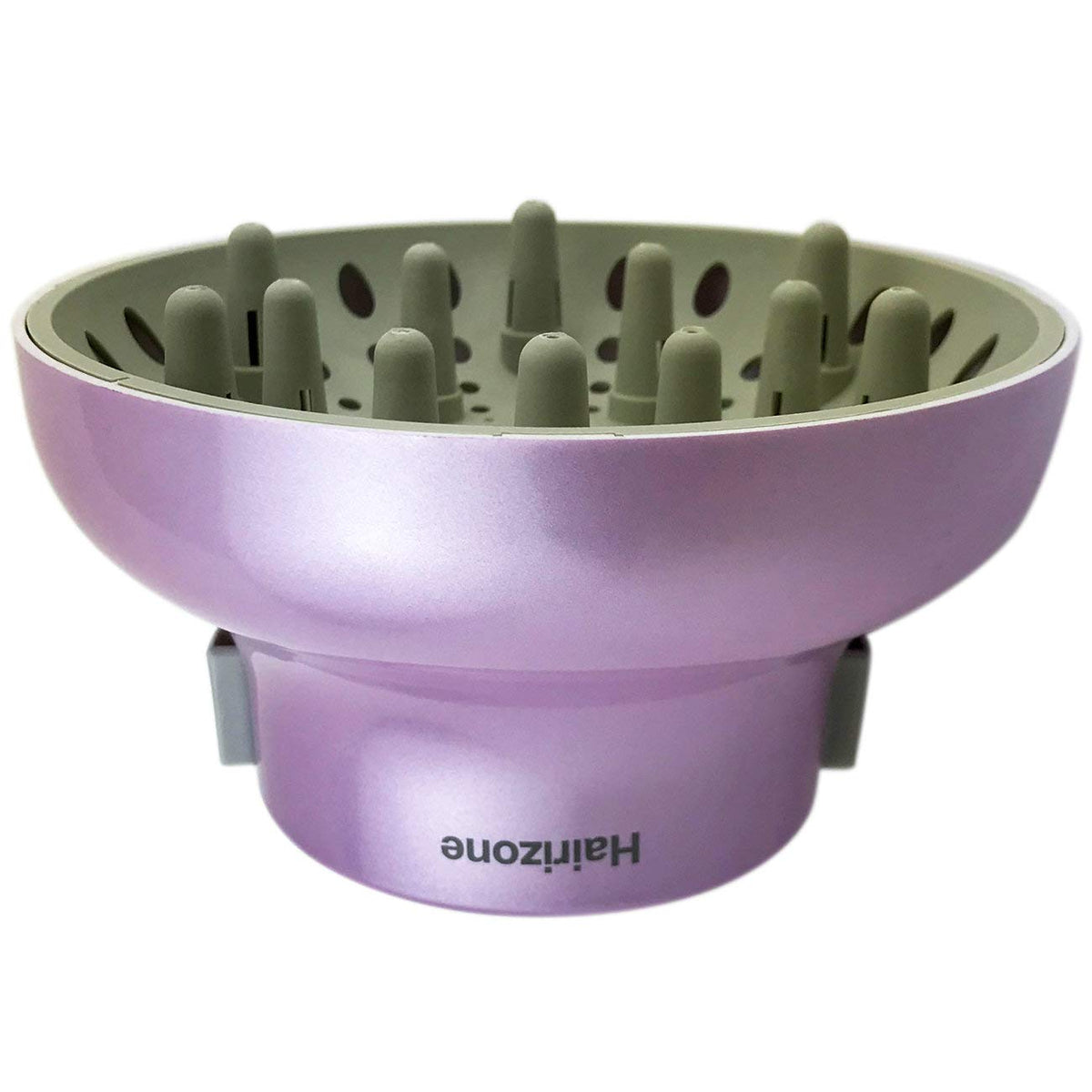 Hairizone diffuser closeup 6 inch surface distributes heat across hair evenly.