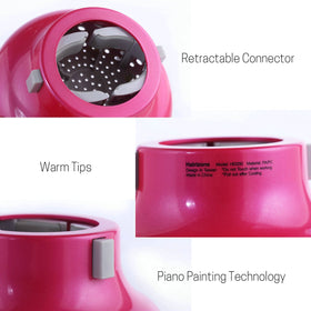 Hairizone diffuser works well for natural curls and straight hair alike during styling.