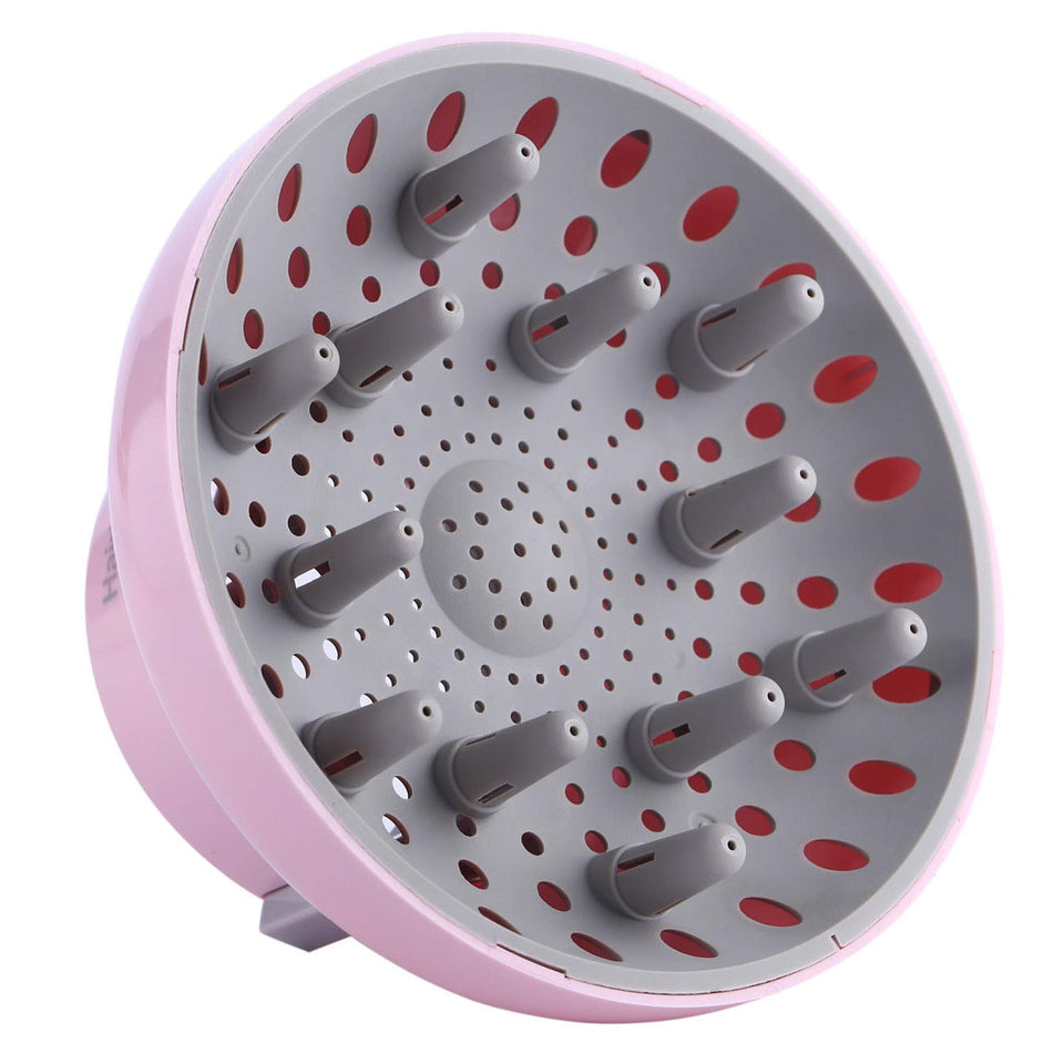 Hairizone universal diffuser with pink finish boosts curl definition