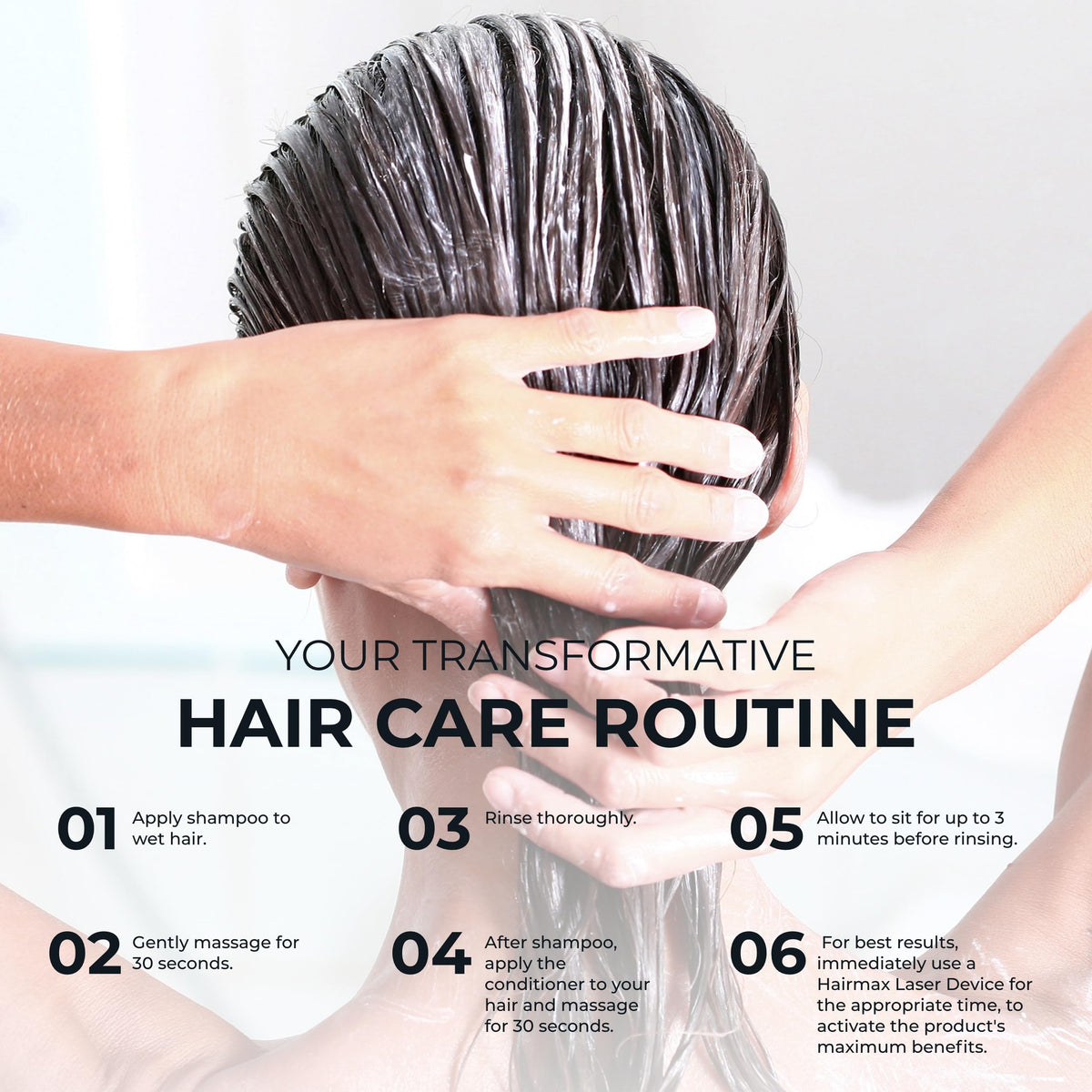 Hairmax Density Liposome technology graphic explains targeted ingredient delivery.