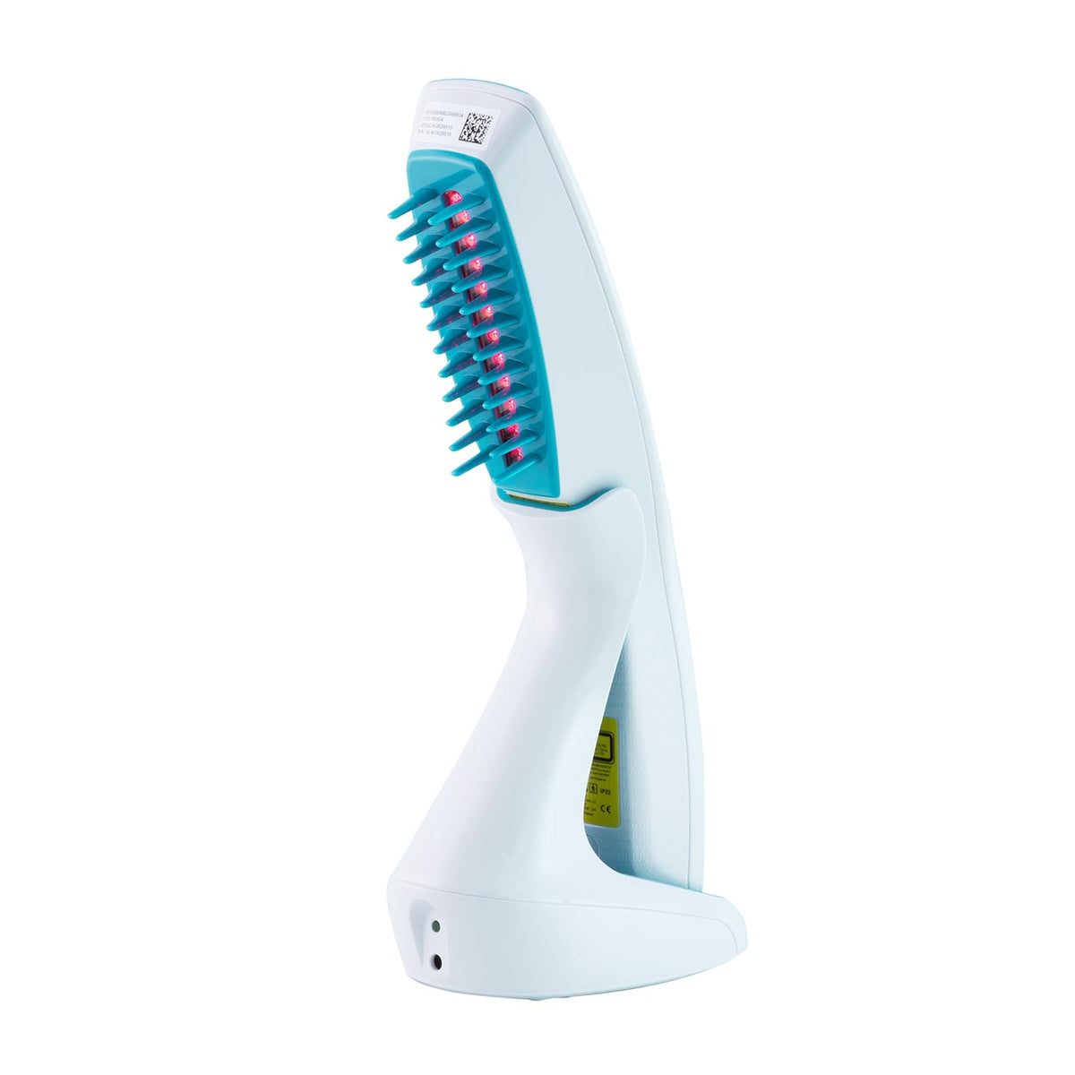 Hairmax Ultima12 Classic LaserComb charging cradle for easy storage and recharge.