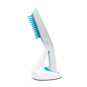 Hairmax Ultima12 Classic LaserComb cordless design in use for thinning hair.