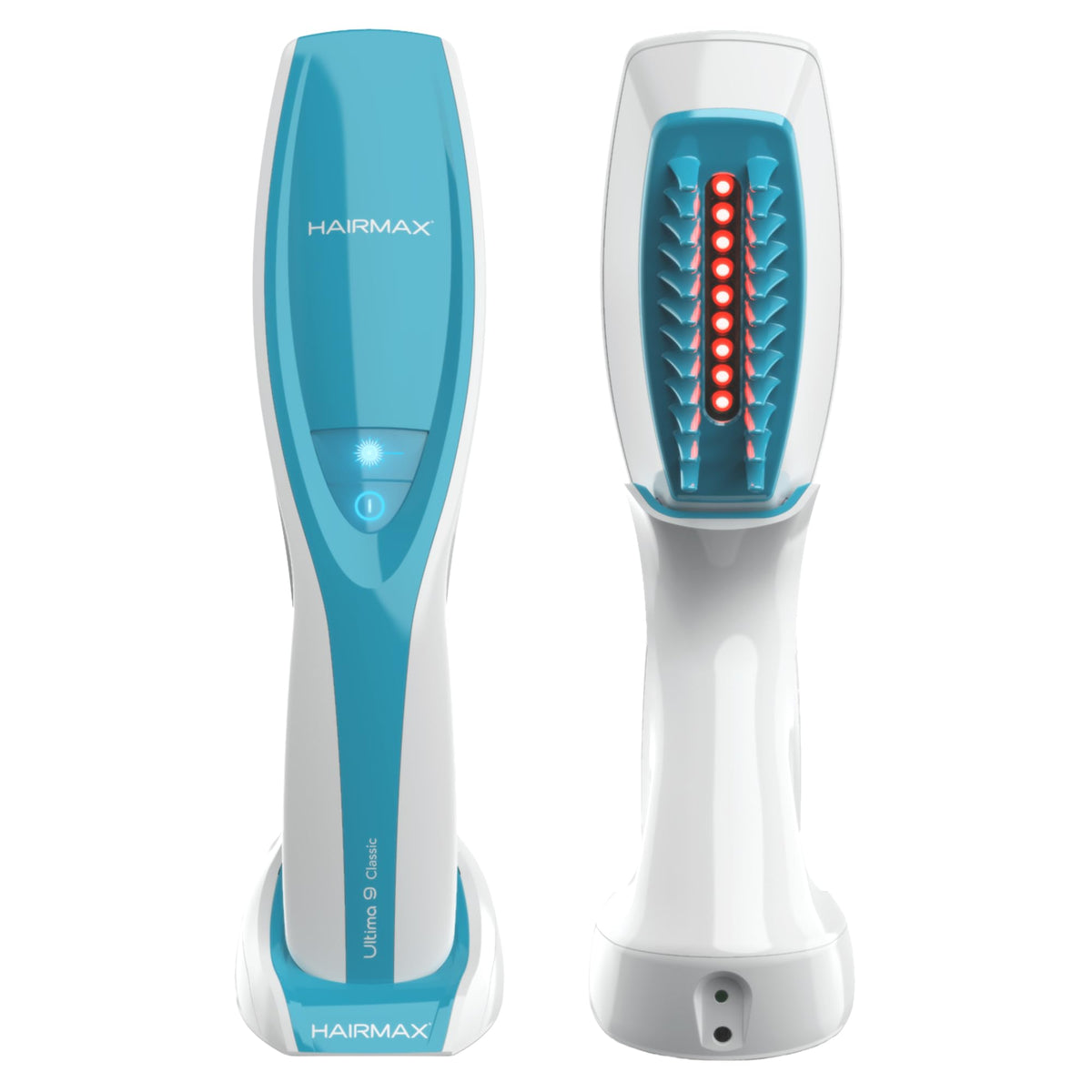Hairmax Ultima 9 Classic lasercomb cordless design for convenient home use.