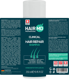 Minimalist setting with clean scalp model illustrating protective scalp pH