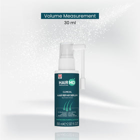 HairMD Transplant Clinical Repair Serum swirl demonstrates light texture for daily layering