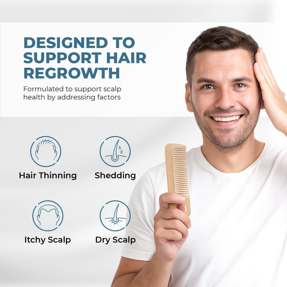 HAIRMETTO Cruelty-free and gluten-free label reflects clean ingredients