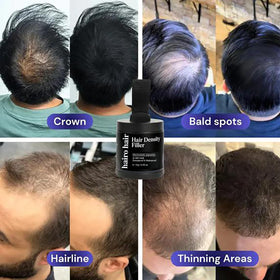 Hairo Hair Density Filler gray roots touch-up for a seamless color blend with your hair.