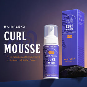 Hairplexx Curl Mousse - lightweight hold for all-day curl shape