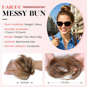 Hairro adjustable elastic band demonstrates customizable fit.