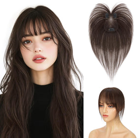 Hairro clip-in bangs air bang style for quick natural fringe transformation
