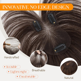 Hairro secure clip-on design keeps bangs in place without slipping