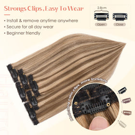 Hairro clip-in hairpieces on sides balance fullness and shape