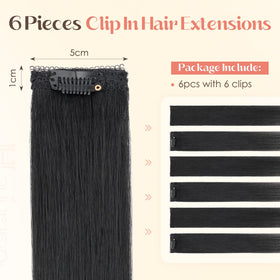 Hairro mini clip-on hairpiece shown for quick on-the-go styling.
