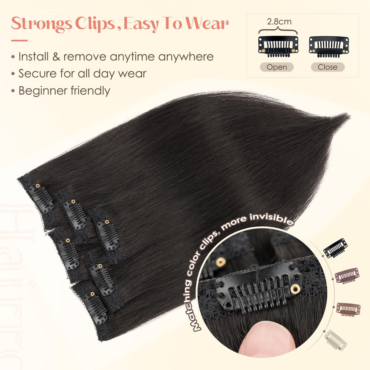 Hairro compact packaging designed for travel-ready styling.