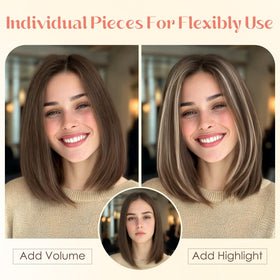 Hairro Remy real human hair provides silky, natural texture.