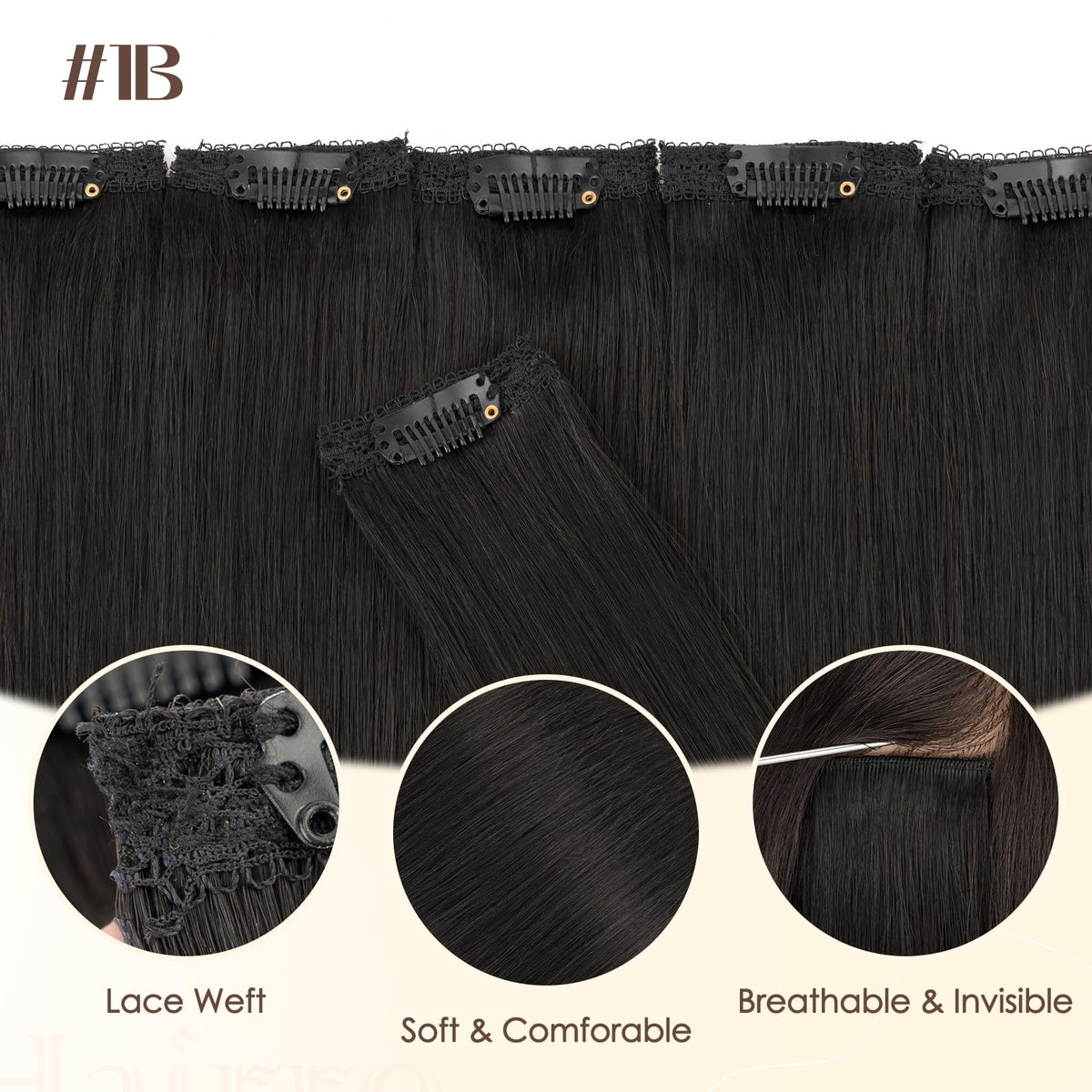 Hairro silky-soft strands that can be washed, curled, or straightened.