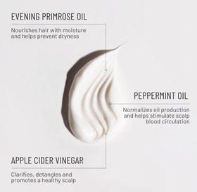 Hairstory New Wash Deep Clean recyclable packaging emphasizing sustainability.