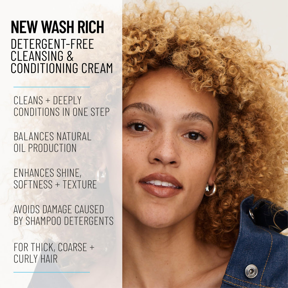 Creamy cleansing cream texture close-up designed to cleanse without stripping moisture