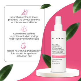 HairUWear Essential Care Travel Kit packaging display for travel-friendly wig care
