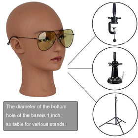 HAIRWAY compact packaging includes head and T pins for quick setup.