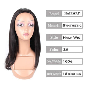 Hairway half-up-half-down wig creates effortless evening looks.