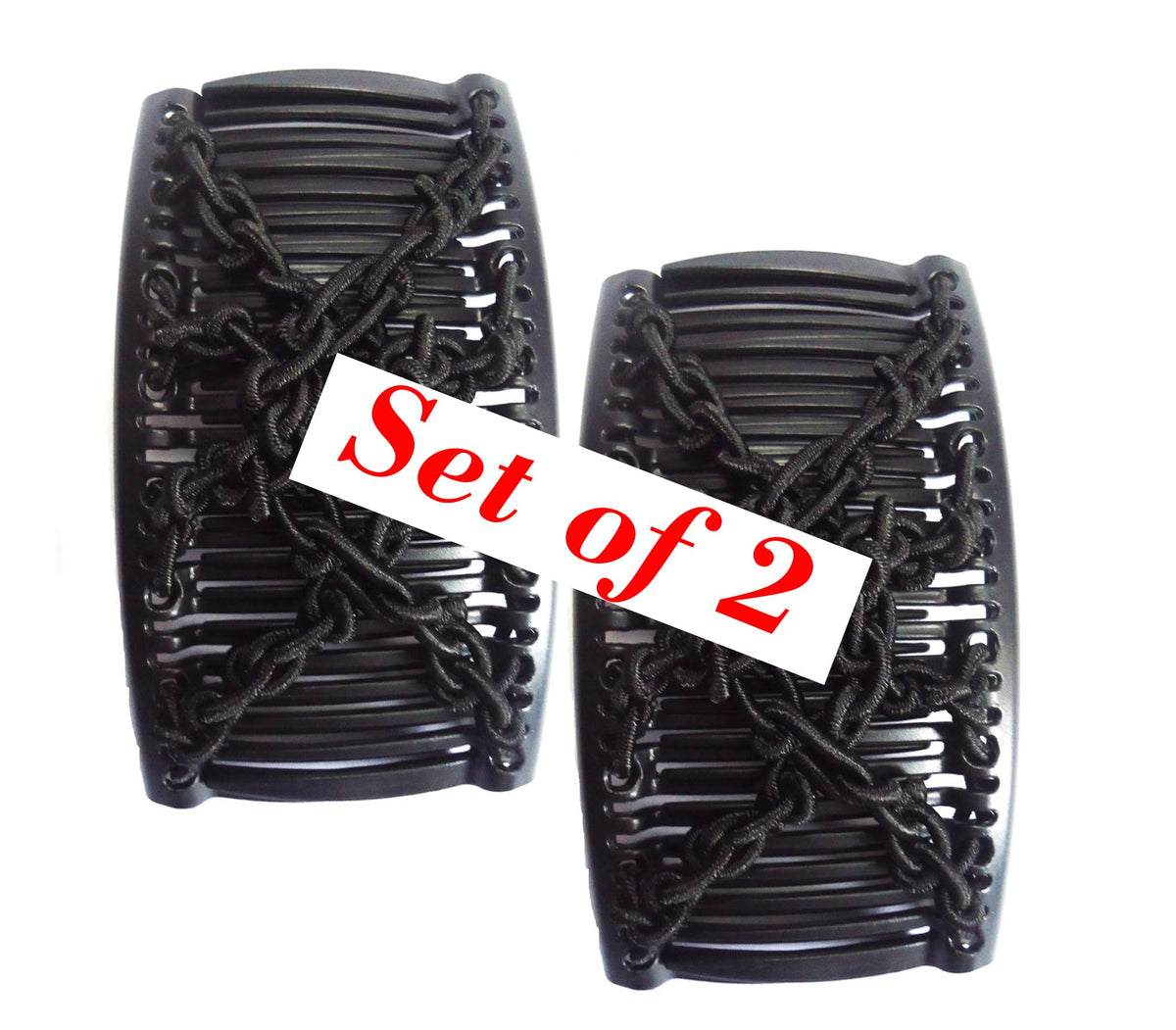 HairZing Comfy Comb sliding through hair with minimal snag.
