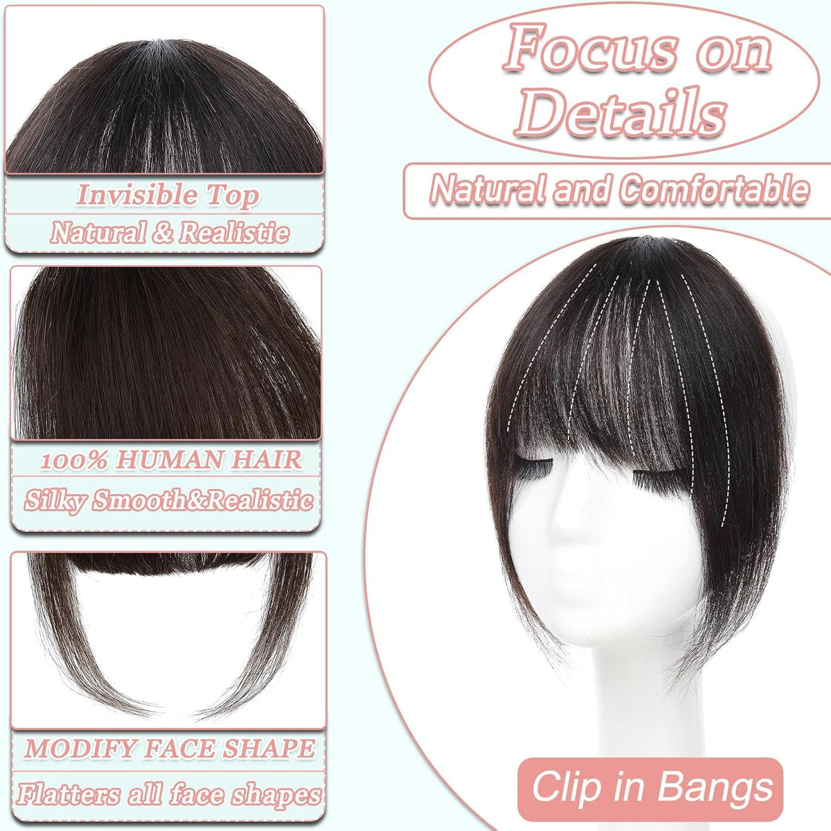 HAITOO clip-ins suit daily wear, cosplay, and events.