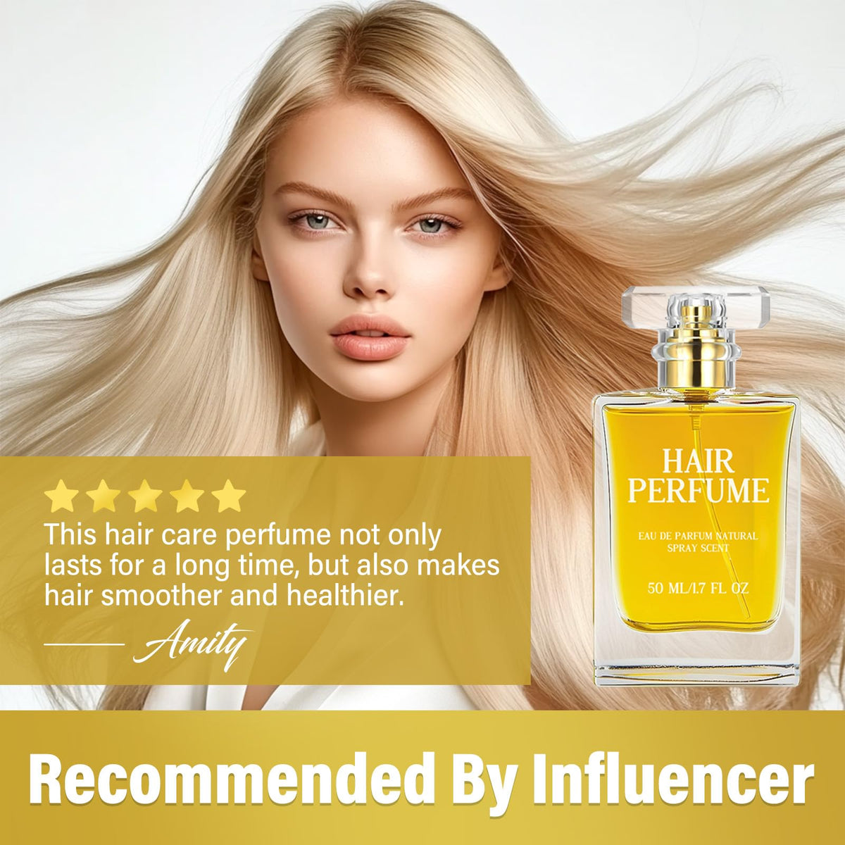 Hajoyful Hair Perfume offers easy use with quick absorption and dual benefits.