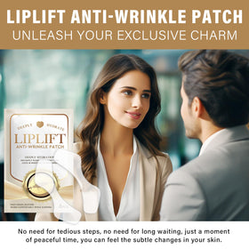 Hajoyful lip wrinkle patch close-up highlighting silicone texture.
